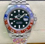 Clean Factory Rolex GMT Master ii Pepsi Jubilee Bracelet Swiss 3186 Replica Watch 